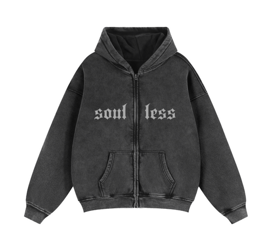 Zipper Fleece Hoodie